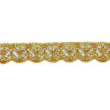 Trimming with Metallic Yarn/Lurex